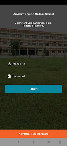 Android application Auxilium English Medium School screenshort