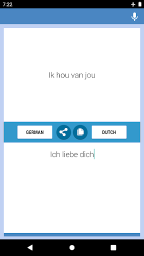 German-Dutch Translator Screen 2