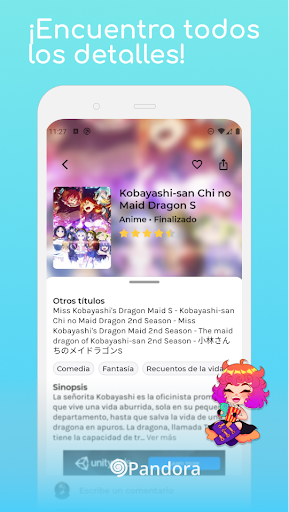 Pandora Lite: Anime & Social Screen 3