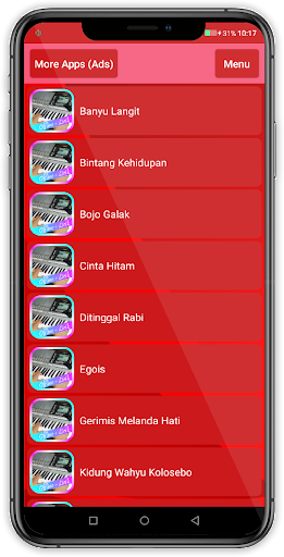 Android application Kumpulan Dangdut Orgen 2024 screenshort