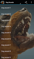 screenshot of Dog Sounds