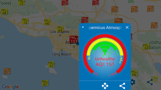 Air quality widget eAirQuality