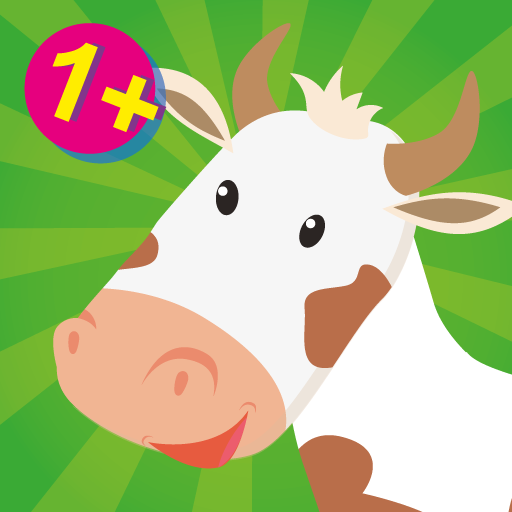 Farm animals game for babies Logo