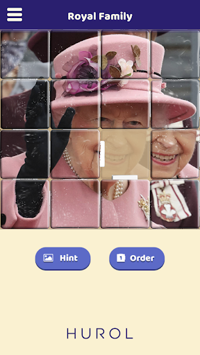 Royal Family Sliding Puzzle Screen 2