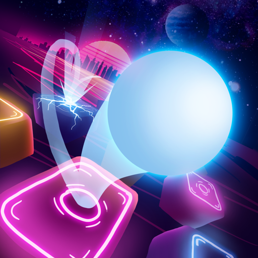 Bally Jump: 3D ball hop tiles logo