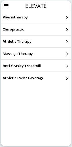Elevate Rehabilitation Screen 3