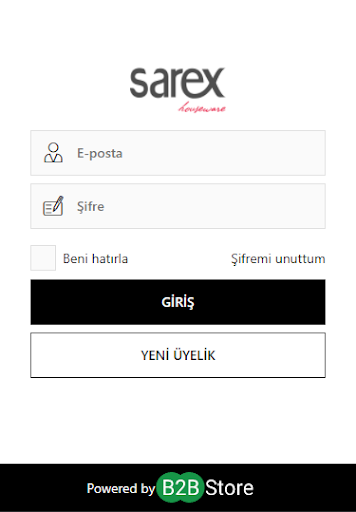 Android application Sarex Bayii screenshort