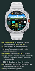 BioSky-X - Watch Face screenshot