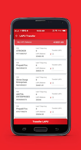 Android application Disti screenshort