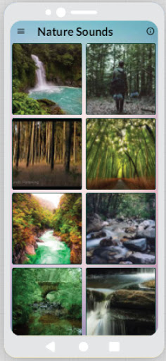Android application Quiet Nature Sounds For Sleep screenshort