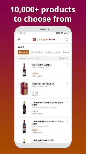 GotoLiquorStore Screen 2