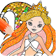 Mermaid Coloring Pages Glitter Изтегляне на Windows