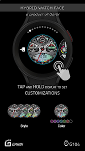 Garbi 104 watch face