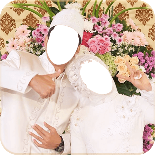 Hijab Wedding Couple Suit  Icon