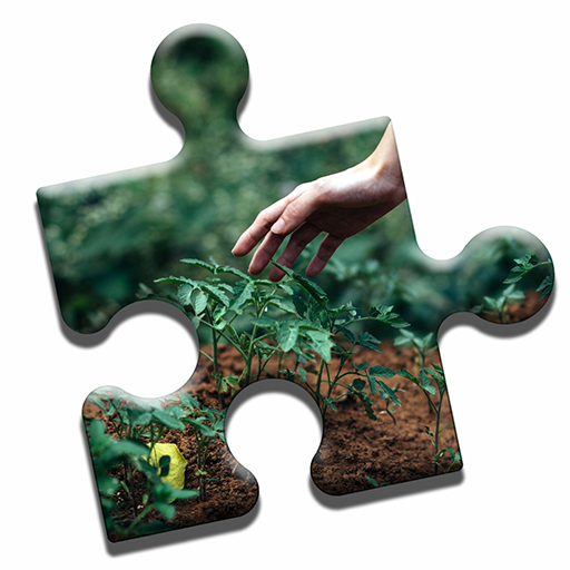 Organic Gardening Puzzle logo