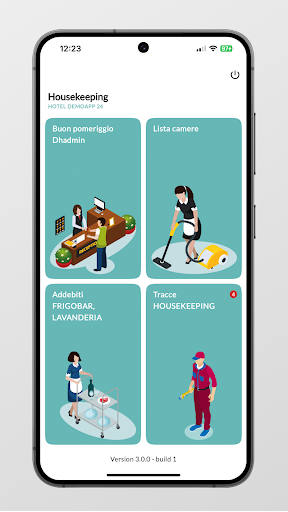 Android application Housekeeping screenshort