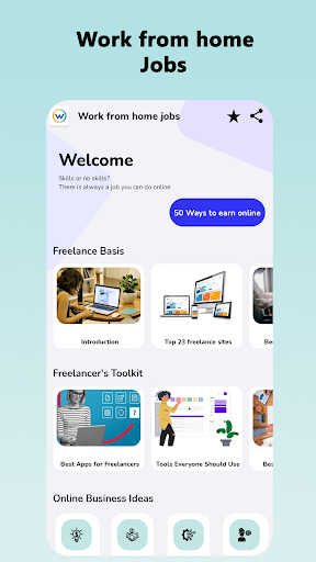 Android application Work Home: online job income screenshort