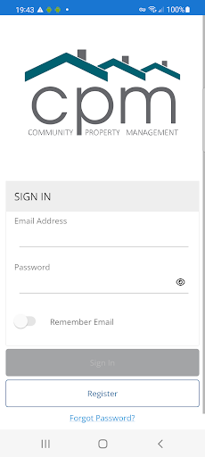 Android application Community Property Management screenshort