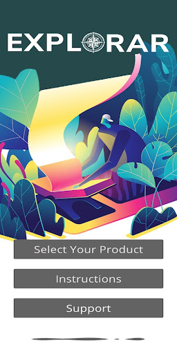 Android application ExplorAR screenshort