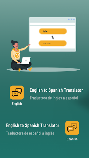Android application Spanish English Translator screenshort