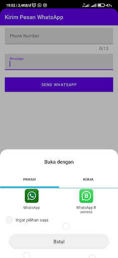 KIRIM WA TANPA SIMPAN NOMOR Screen 3