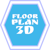Floor Plan 3D icon