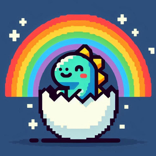 Pixel Art - Color by Number Logo