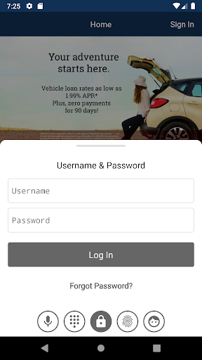 Android application Fire Police City County FCU screenshort