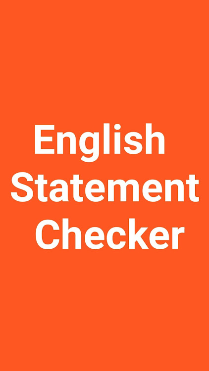 English Statement Checker - 11.0 - (Android)
