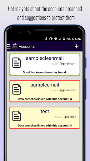 Hacked Leaks Checker Screen 3
