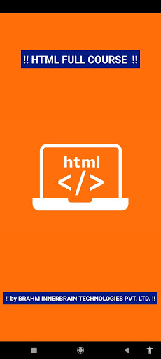 Android application HTML Full course 2022 screenshort