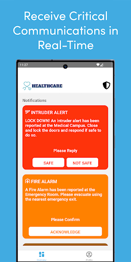 Android application PushPulse screenshort