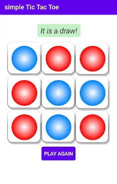simple tic tac toe - Screenshot 1