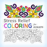 Stress Relief Adult Color Book icon