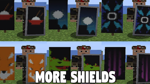 More Shields Mod Minecraft PE