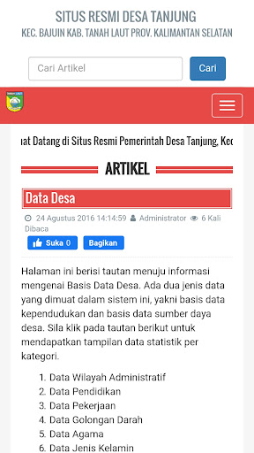 Desa Tanjung Screen 2