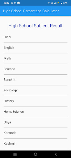 High School Percent Calculator Screen 2