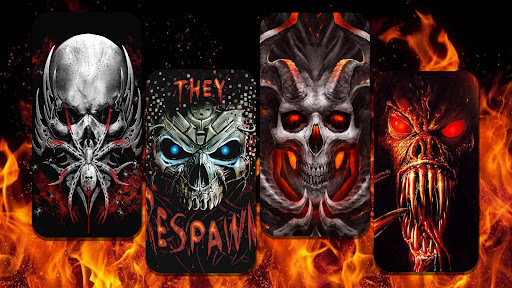 Scary Skull Wallpaper Screen 2