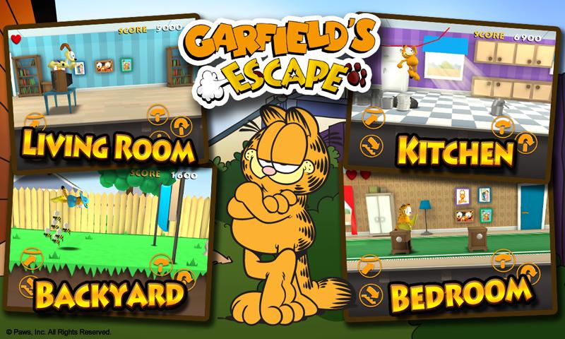 Android application Garfield's Escape Premium screenshort