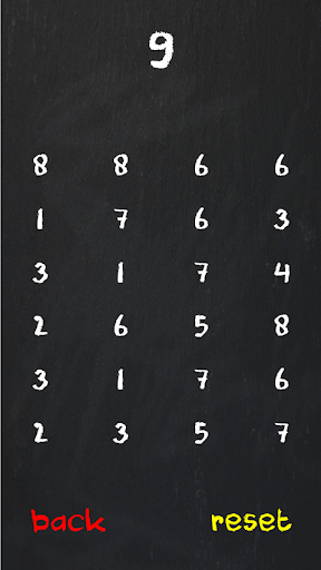 Android application ZeroSum screenshort