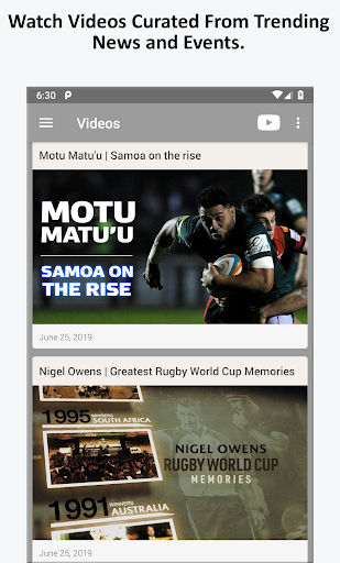 Rugby News Screen 3