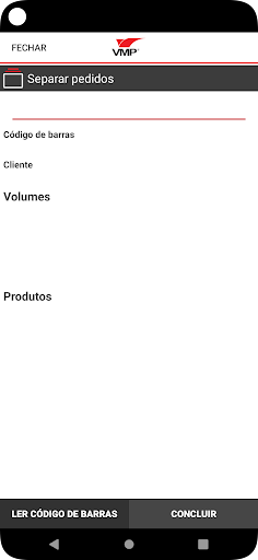 VMP Papeis - Coletor de dados Screen 3