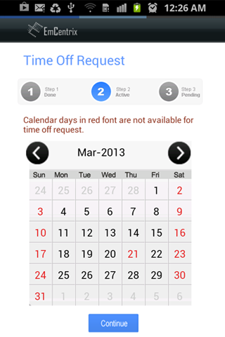 EmCentrix Mobile Screen 2