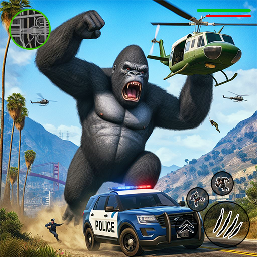 Gorilla Rope Hero Crime City logo