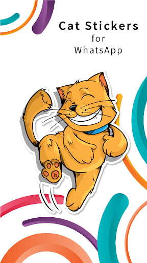 Android application Lovely Cats Stickers screenshort