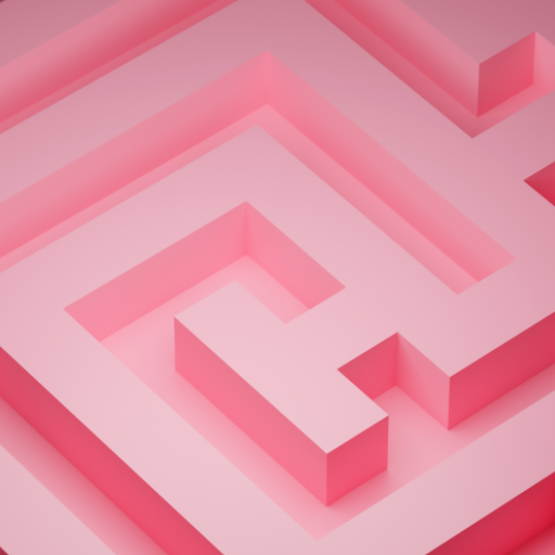 Maze pink  Icon