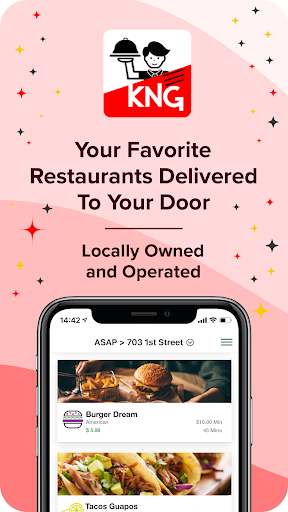 Android application KNG Delivery screenshort
