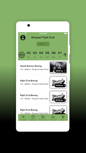 Dropout Athletics Screen 3