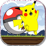 super pikachu jumping icon