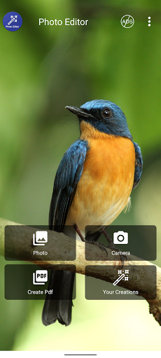 Android application Photo Editor screenshort